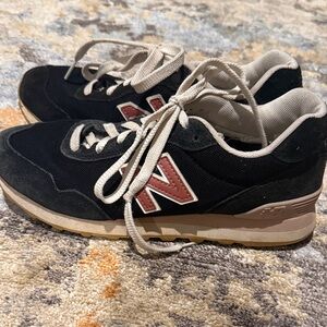 New Balance 574 Black, tan , burgundy Athletic Shoes